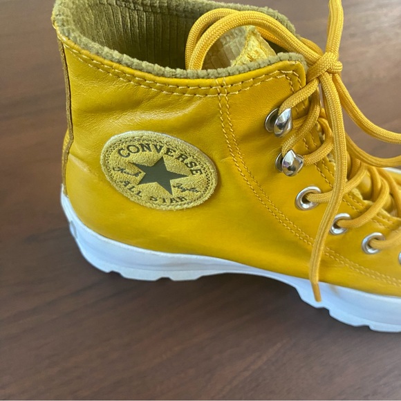 Converse Lugged Platform Hi Top Gore-Tex Mustard Yellow - Picture 3 of 8